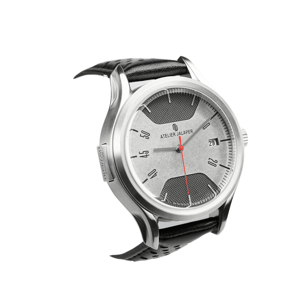 Slightly angled view of the AJ001-S watch