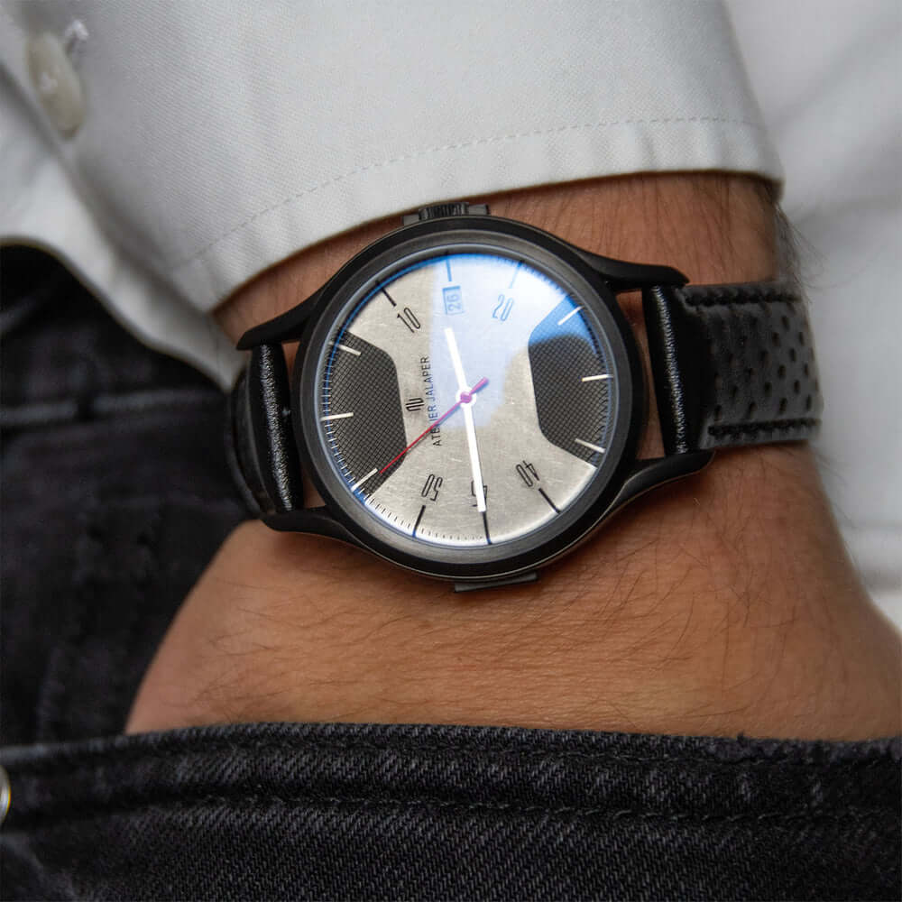 Wristshot of the AJ001-B watch